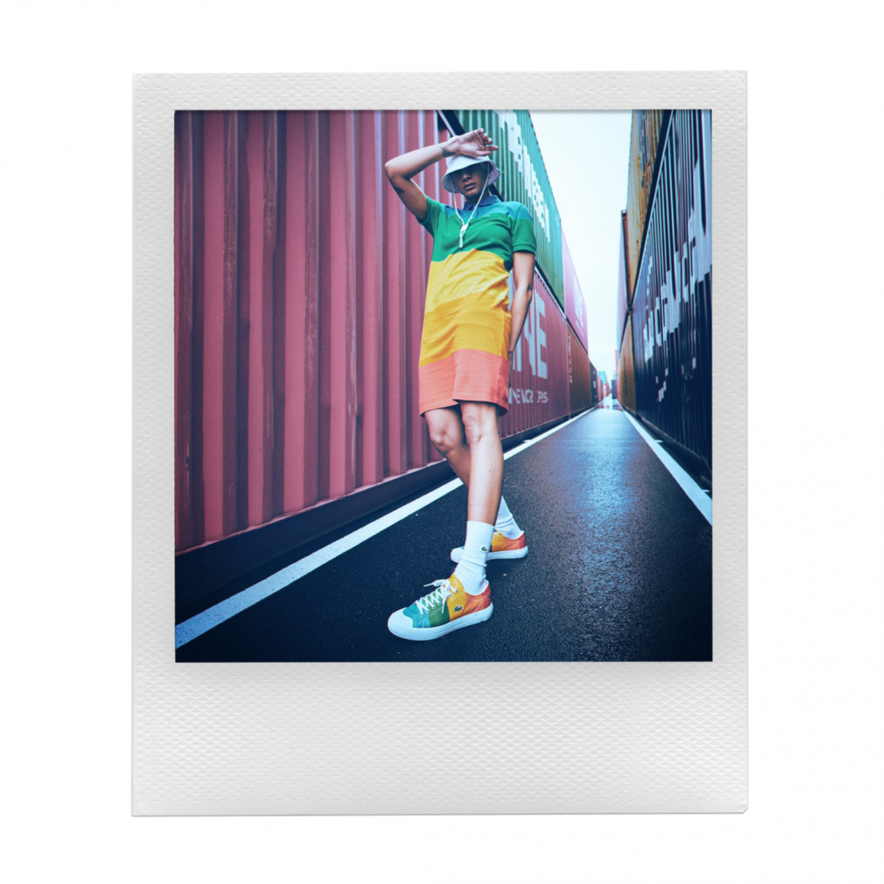 Lacoste X Polaroid: Celebrating all the colors
