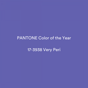 'Very Peri' the Pantone Color of the Year for 2022