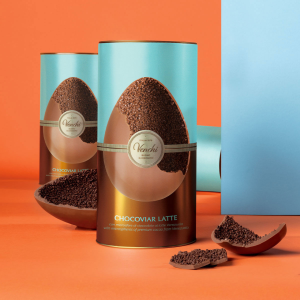 Venchi's environmentally friendly packaging for its premium chocolate collection for Easter 2022