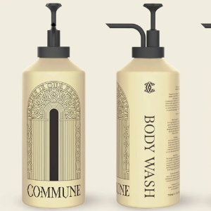 We love Benjamin Charles' unique packaging for the sustainable self-care brand - Commune.