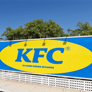 KFC's latest cheeky campaign they pretended to be IKEA using a billboard with a copycat logo