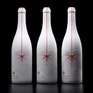 Backbone Branding's packaging for the Avyun limited edition red wine was inspired by these changing forms of wine during the fermentation stage.