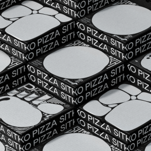 Werklig designed a distinguishable visual identity packaging for Sitko Pizza.
