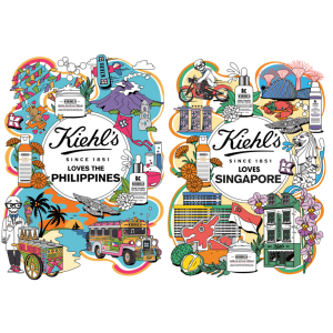 Kiehl's Love is a colorful campaign celebrating the countries and cities Kiehl's serves around the world