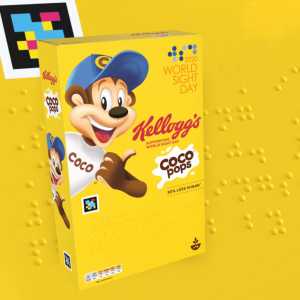NaviLens - Kellogg's to roll out accessible cereal boxes