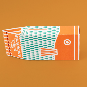 The lively and fun packaging for UMAI Dried Foods was awarded merit at AGDA award